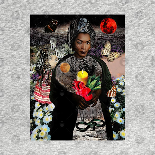 Voodoo Magick Occult Marie Laveau New Orleans Witch by seruniartworks